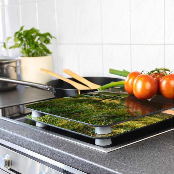 Edzett üveg tűzhely fedőlap szett 2 db-os 52x30 cm Lighthouse – Maximex-image-1