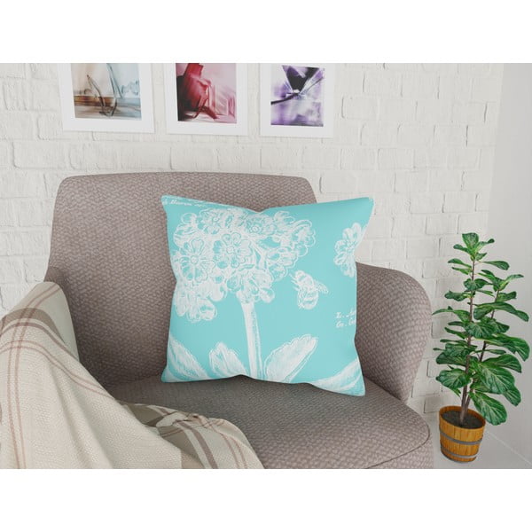 Panento türkiz párnahuzat, 43 x 43 cm - Vitaus-image-1