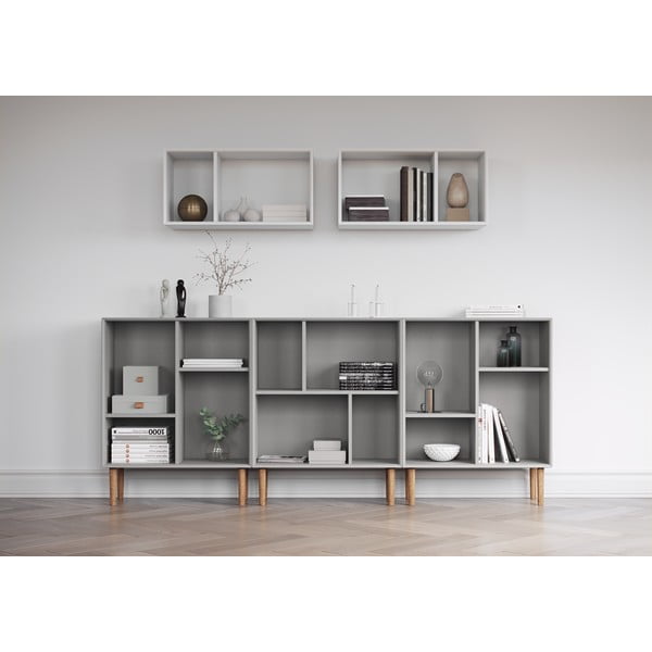 Világosszürke moduláris polcrendszer 70x70 cm Z Cube – Tenzo-image-1