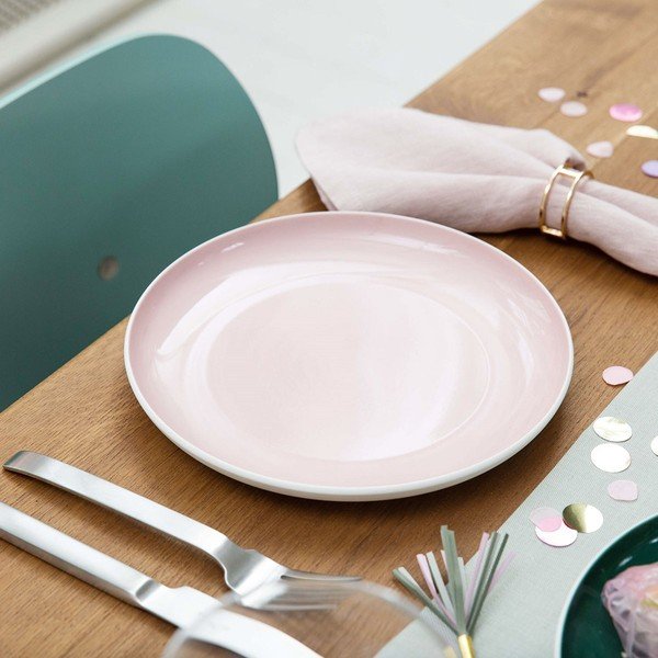 Uni fehér-rózsaszín porcelántányér, ⌀ 24 cm - Villeroy & Boch-image-1