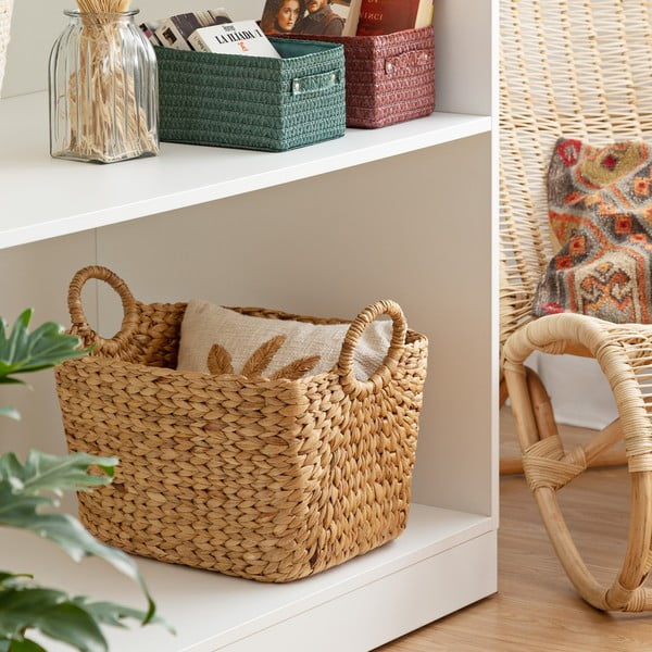 Vesszőfonott tárolókosár 56x37x31,5 cm Caracas XXL – Compactor-image-1