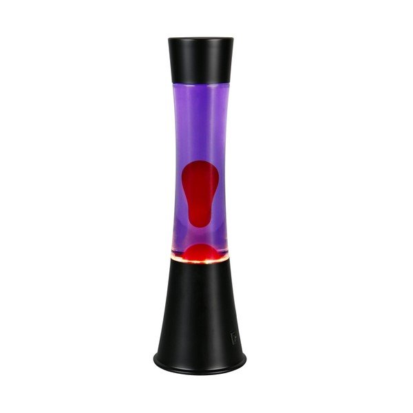 Fekete LED lávalámpa (magasság 39,5 cm) Etna – Reality