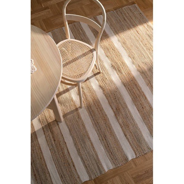 Natúr színű kézi szövésű jutakeverék szőnyeg 200x300 cm Otti – Jotex-image-1