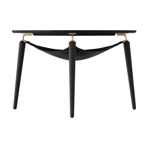 Fekete dohányzóasztal ø 80 cm Hang Out – UMAGE