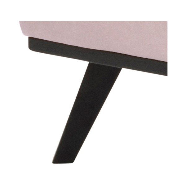 Norwich púderrózsaszín bársony kanapé, bal oldali - Actona-image-2