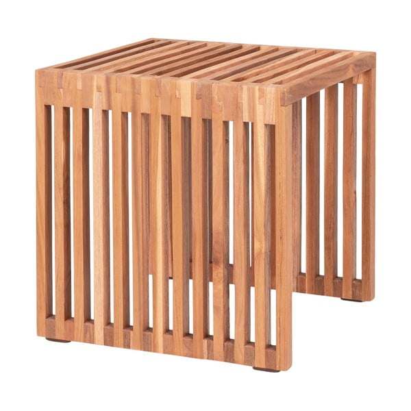 Teakfa tárolóasztal 40x40 cm Pego – House Nordic-image-2
