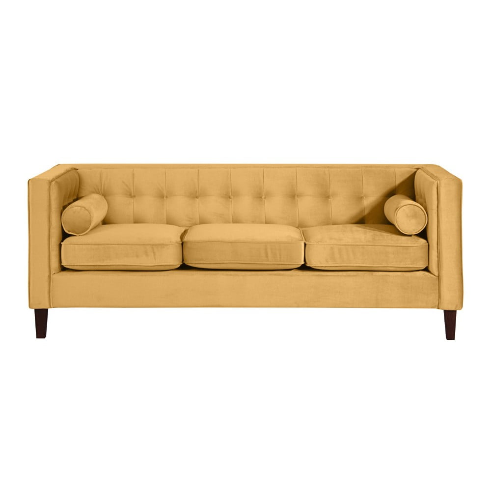 Jeronimo sárga kanapé, 215 cm - Max Winzer