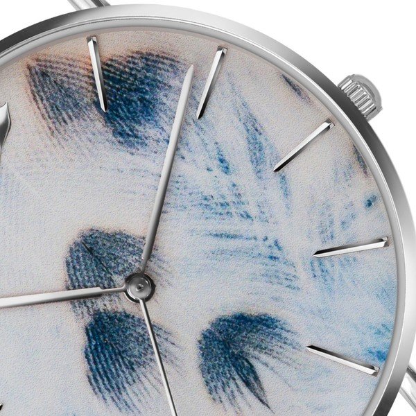 Nataly női karóra, kék valódi bőrszíjjal - Emily Westwood-image-2