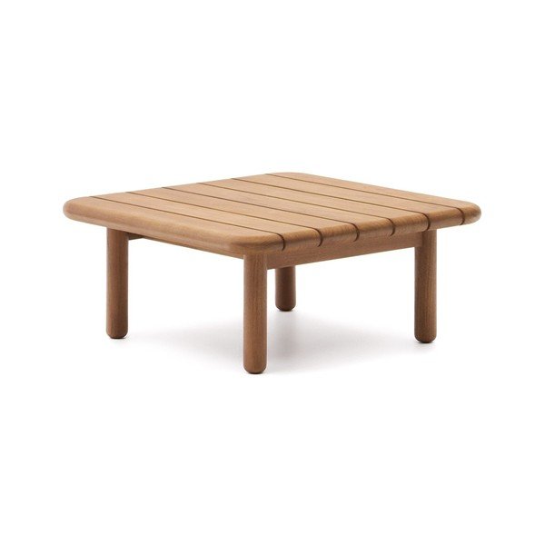 Teakfa kerti dohányzóasztal 70x70 cm Turqueta – Kave Home