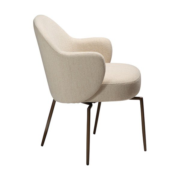Bézs karfás-forgó étkezőfotel Bae – DAN-FORM Denmark-image-3