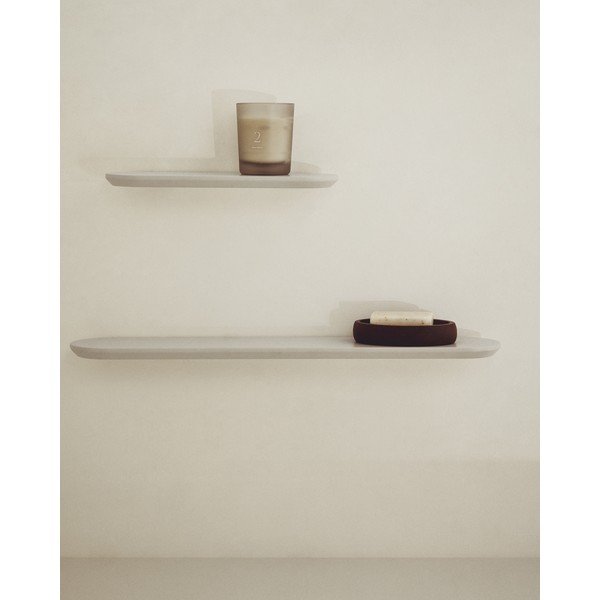 Bézs polc készlet 2 db-os 55 cm Arely – Kave Home-image-1