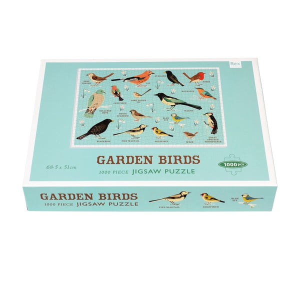 Puzzle (darabszám 1000) Garden Birds – Rex London-image-2