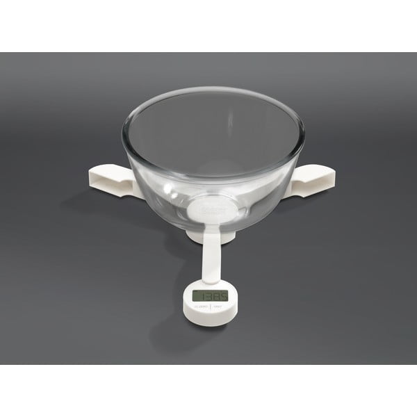 TriScale fehér összecsukható digitális konyhai mérleg - Joseph Joseph-image-3