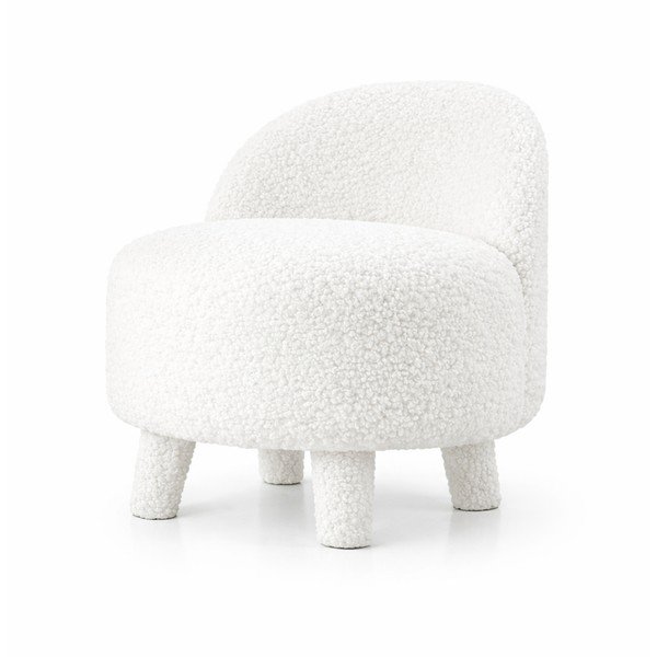 Fehér buklé gyerek fotel Moouv – Artie