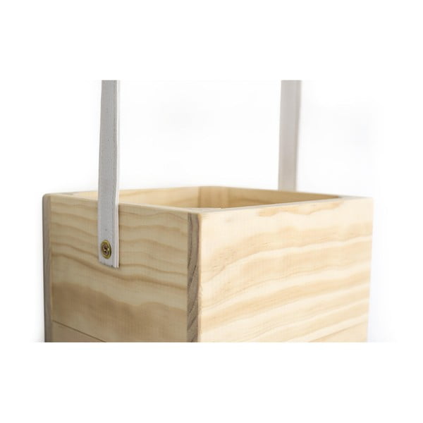 Colgantes fehér fenyőfa kaspó, ⌀ 17 x 62 cm - Surdic-image-3