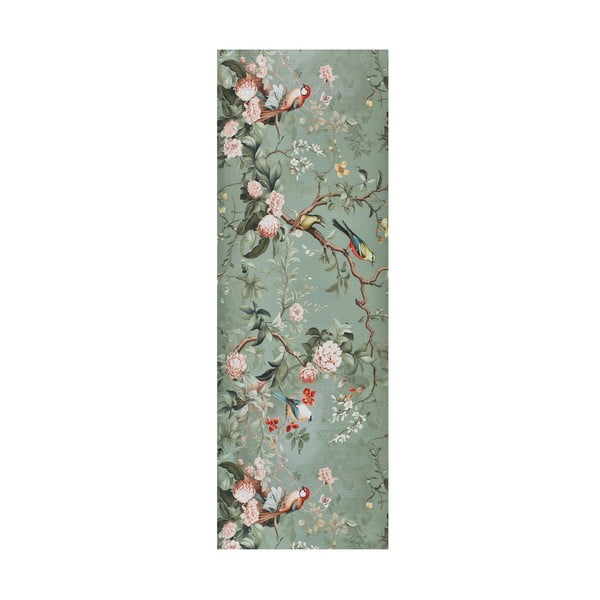 Világoszöld mosható futószőnyeg 52x100 cm Ricci Monet – Universal