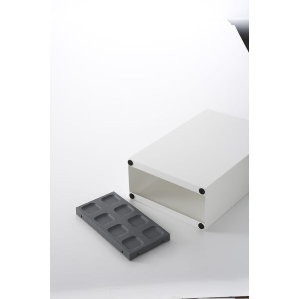 Smart fehér fém esernyőtartó állvány - Yamazaki-image-1