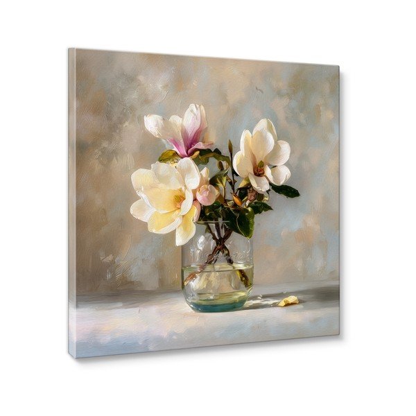 Nyomtatott vászon kép 32x32 cm Magnolias – Styler-image-3