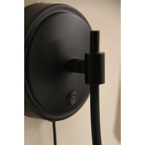 Fekete-bézs konnektorhoz csatlakoztatható fali lámpa Amar – Markslöjd-image-4