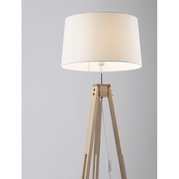 Fehér-natúr színű állólámpa (magasság 145 cm) Leroy – Nova Luce-image-2