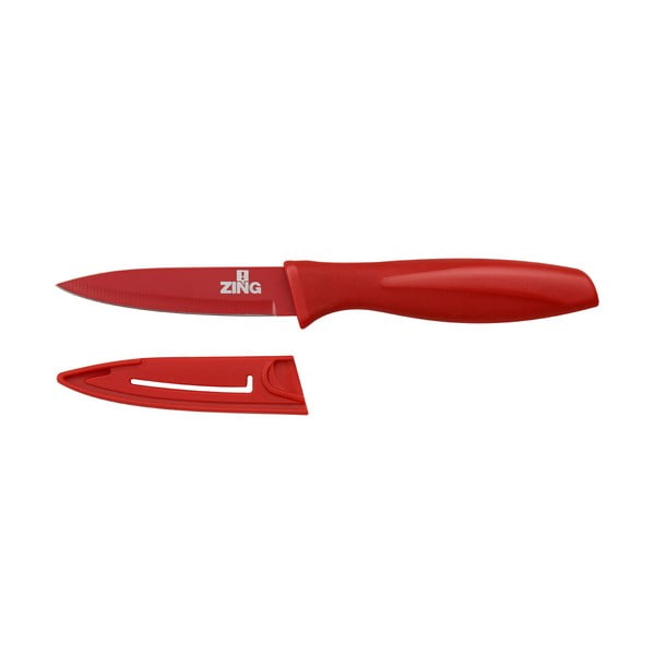 Zing piros kés élvédővel, 8,9 cm - Premier Housewares