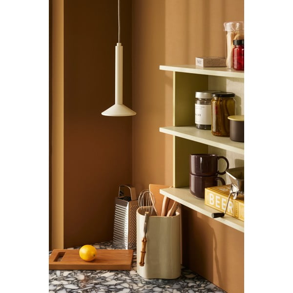 Sárga-szürke többszintes fali polc 50 cm Pep – Hübsch-image-1