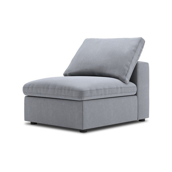 Galaxy szürke középső rész moduláris kordbársony kanapéhoz - Windsor & Co Sofas-image-2