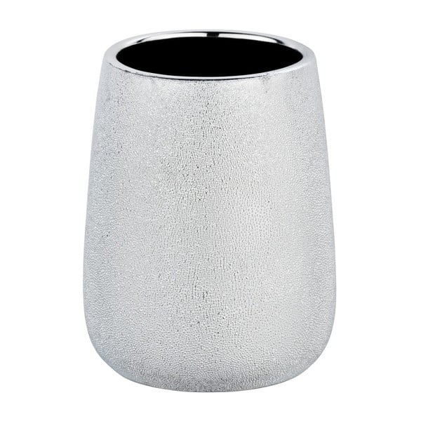Glimma ezüstszínű kerámia fogkefetartó pohár - Wenko-image-2