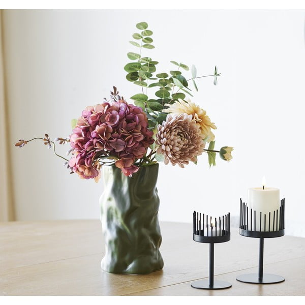 Zöld kerámia váza (magasság 25,5 cm) Lika – House Nordic-image-1