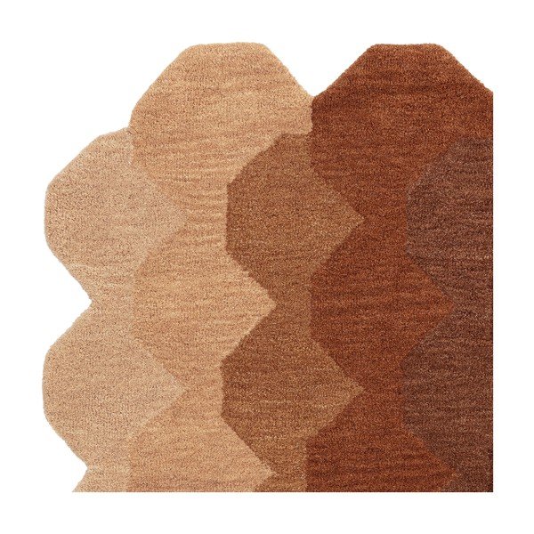 Téglavörös gyapjú szőnyeg 160x230 cm Hive – Asiatic Carpets-image-3