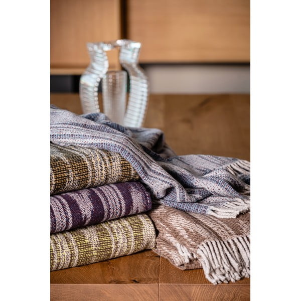 Zanzibar sötétzöld pléd, 140 x 180 cm - Euromant-image-1