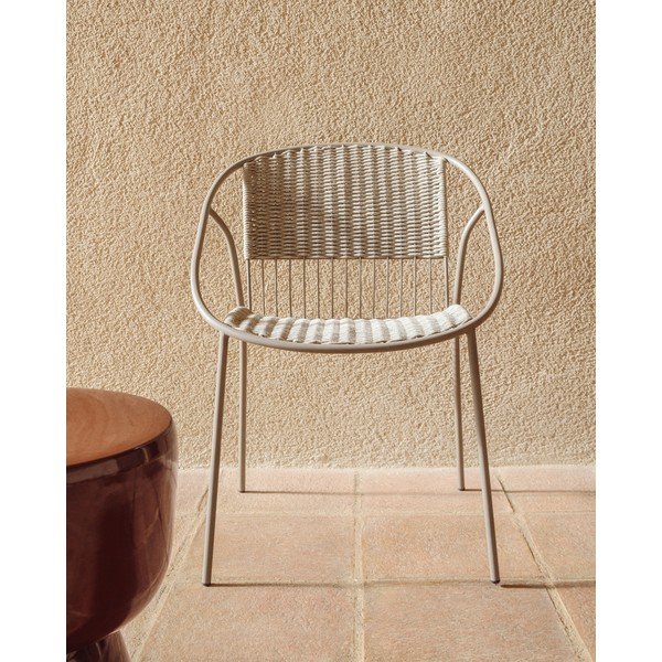 Szürkésbarna kerti szék Atrani – Kave Home-image-3