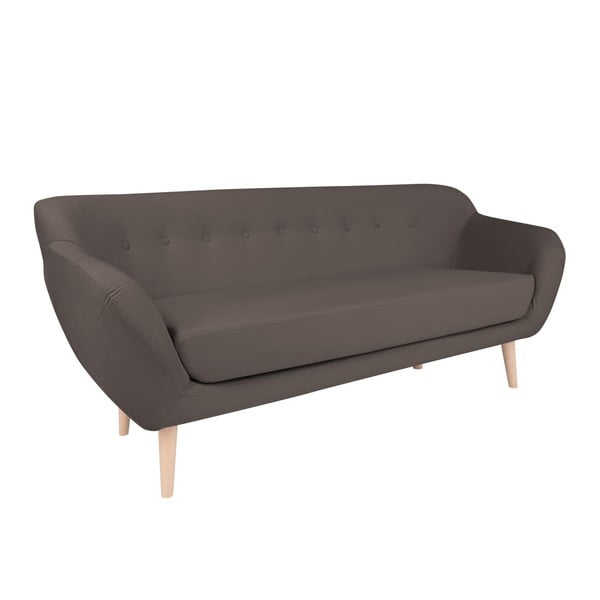 Eleven acélszürke kanapé, 3 személyes - BSL Concept