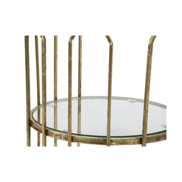 Kerek tárolóasztal üveg asztallappal ø 35 cm Tunisi – Mauro Ferretti-image-4