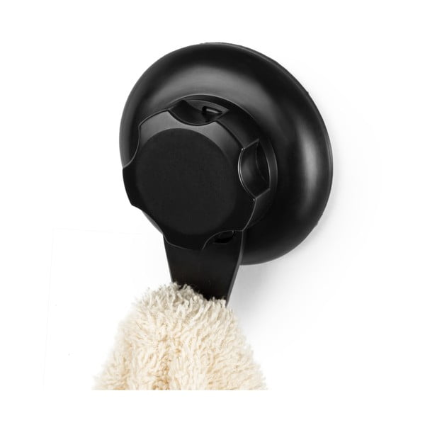 Bestlock Black Single Hook fekete öntapadós fali akasztó - Compactor-image-4