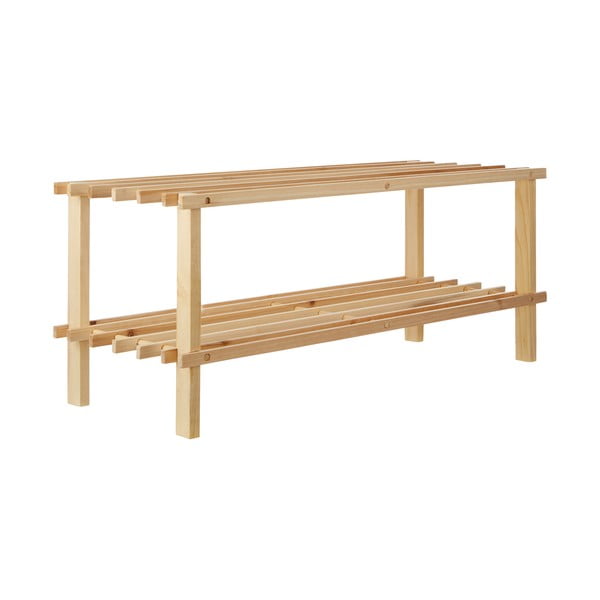 Natúr színű jegenyefenyő cipőtartó – Premier Housewares-image-2