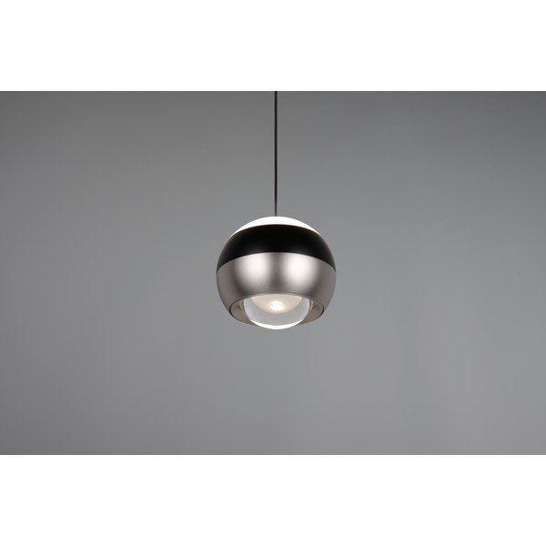 Fekete-ezüstszínű LED függőlámpa ø 15,5 cm Orbit – Trio Select-image-3