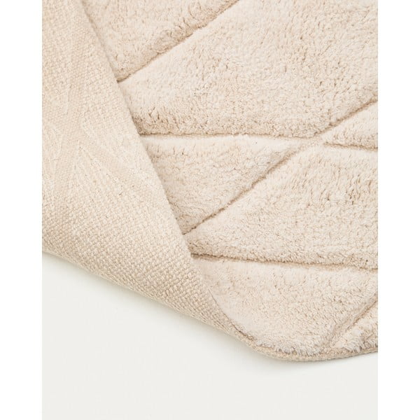 Bézs fürdőszobai kilépő 50x70 cm Nyana – Kave Home-image-3