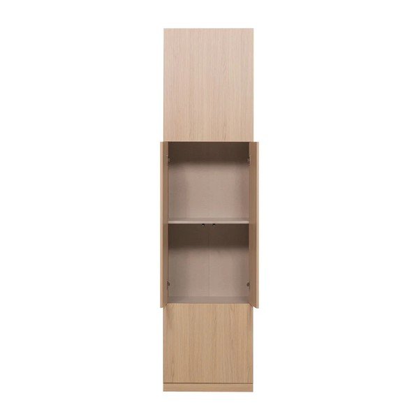 Natúr színű moduláris szekrény 54x215 cm Build – WOOOD-image-3