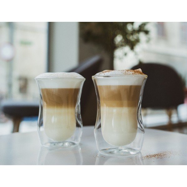 Üveg duplafalú bögre szett 6 db-os 250 ml – Vialli Design-image-1