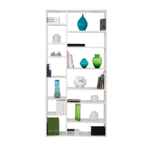 Fehér könyvespolc 108x224 cm Valsa – TemaHome-image-4