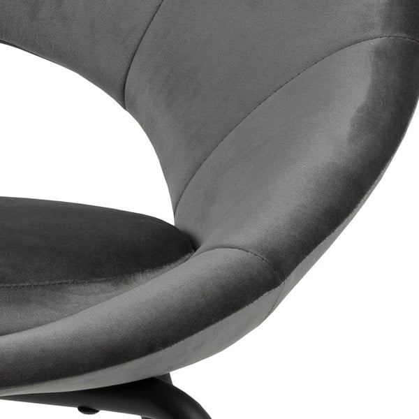 Julia sötétszürke bársony étkezőszék - Actona-image-1