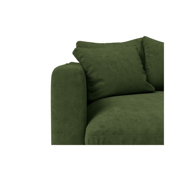 Sötétzöld fotel Comfy – Scandic-image-3