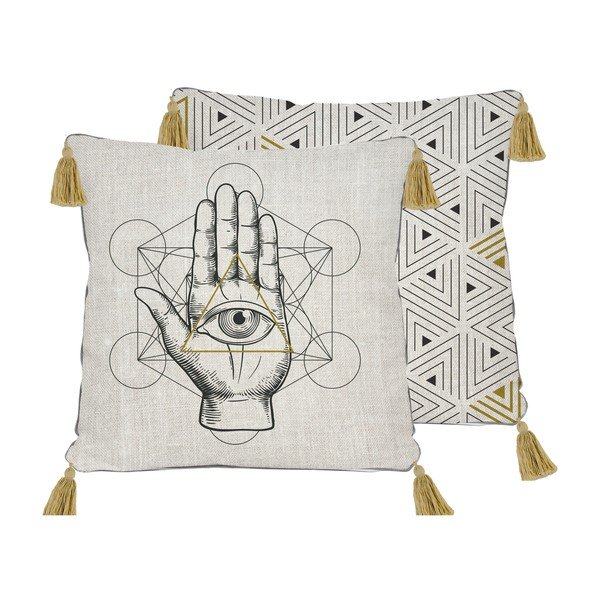 Hand párna, 45 x 45 cm - Madre Selva-image-1