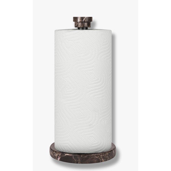 Sötétbarna márvány papírtörlő tartó ø 12,5 cm Marble – Mette Ditmer Denmark-image-1