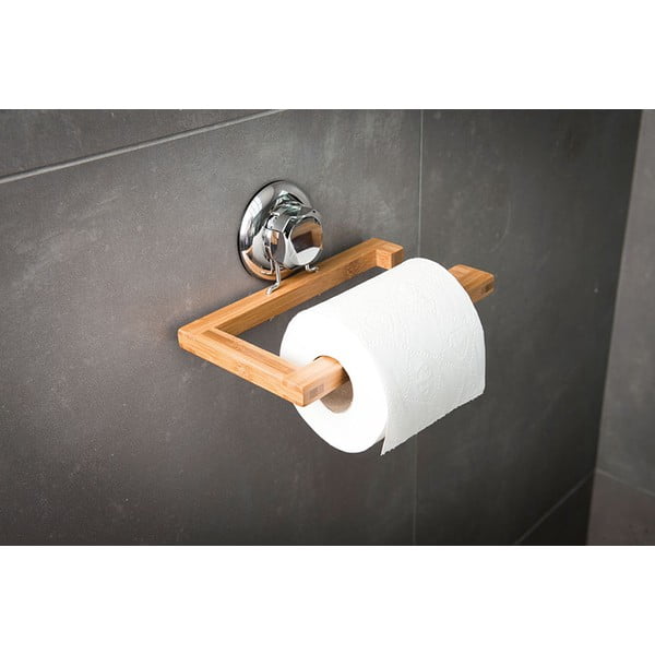 Bambusz fali WC-papír tartó - Compactor-image-1