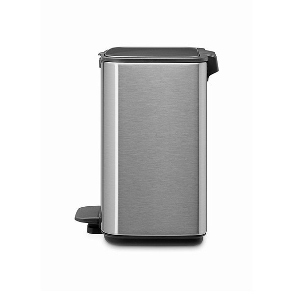 Matt ezüstszínű acél pedálos szemetes 4 l Bo – Brabantia-image-4