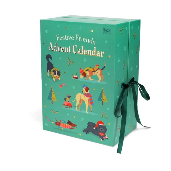 Adventi naptár 37,5 cm Festive Friends – Rex London-image-2
