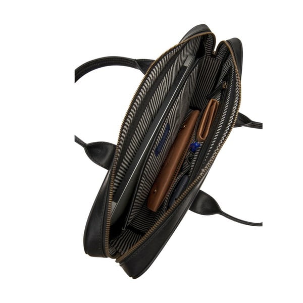 The Harvey fekete, bőr laptoptáska- O My Bag-image-3