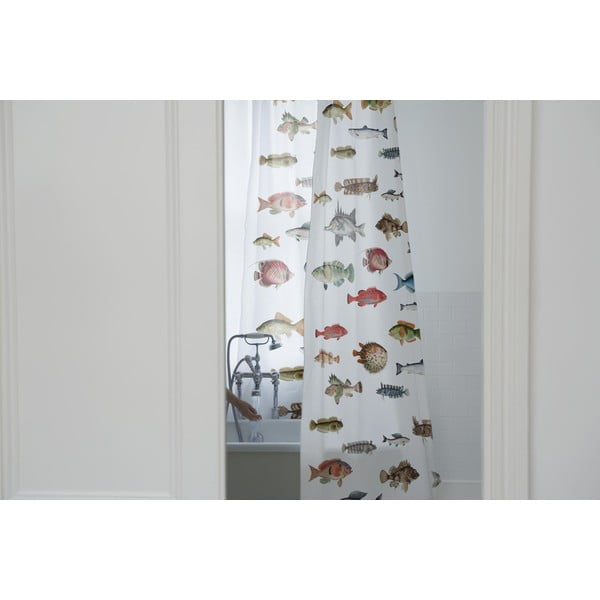 Fish in the Ocean zuhanyfüggöny, 180x175 cm - Really Nice Things-image-1